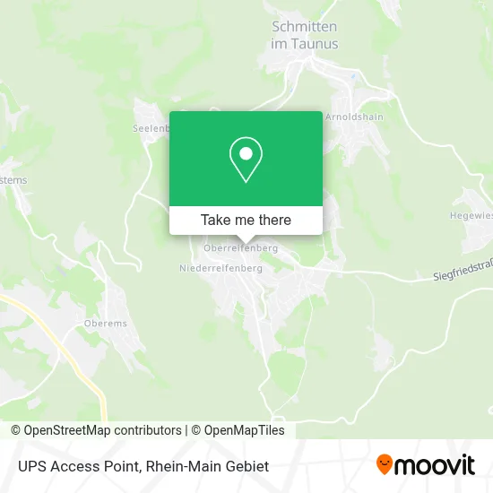 Ups Access Point map