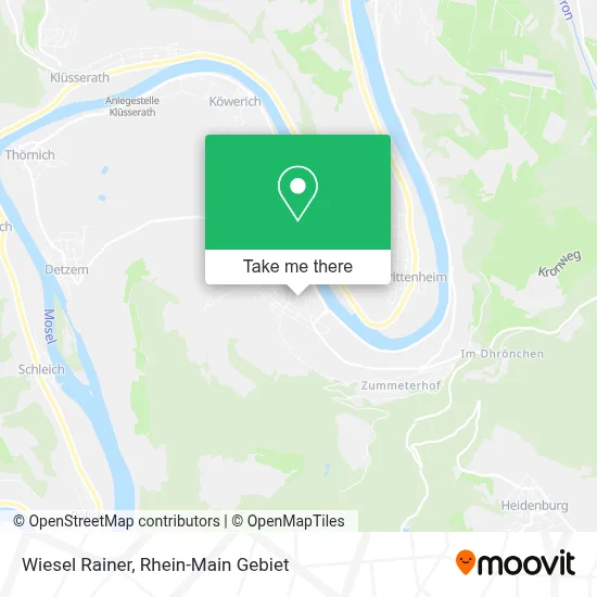 Wiesel Rainer map
