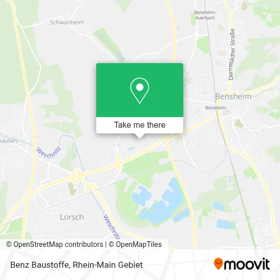 Benz Baustoffe map