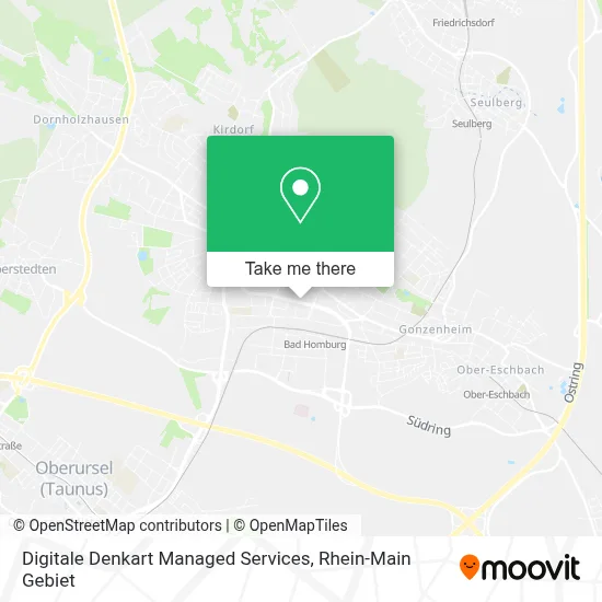 Digitale Denkart Managed Services map