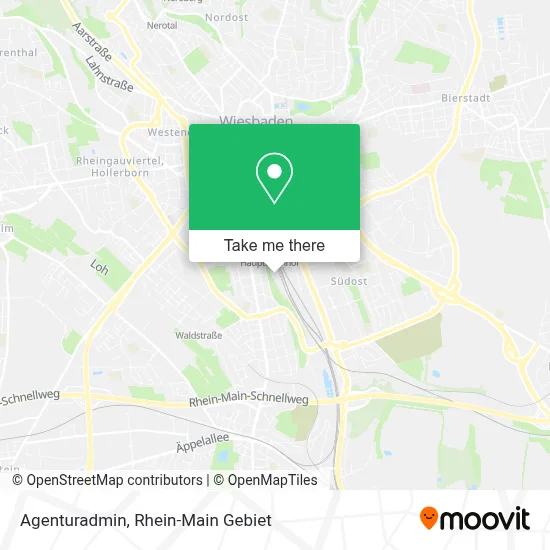 Agenturadmin map
