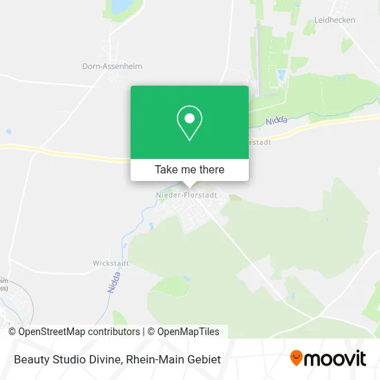 Beauty Studio Divine map