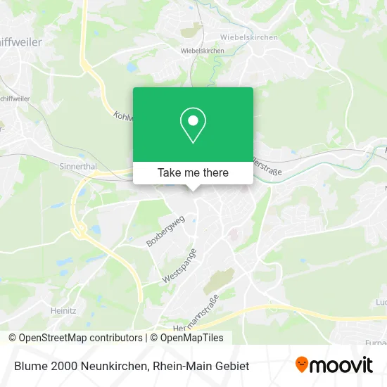 Blume 2000 Neunkirchen map