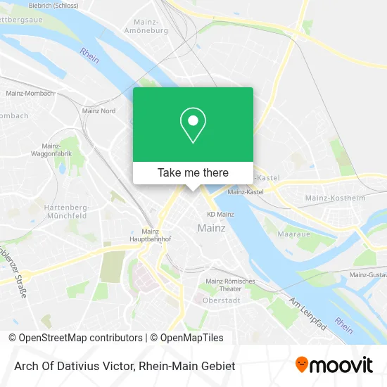 Arch Of Dativius Victor map