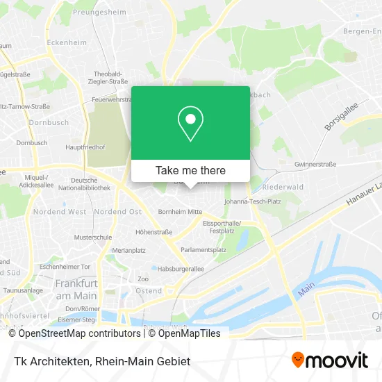 Tk Architekten map
