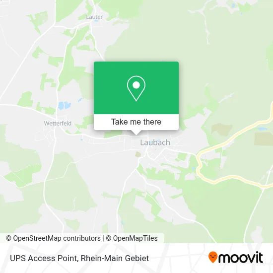 Ups Access Point map