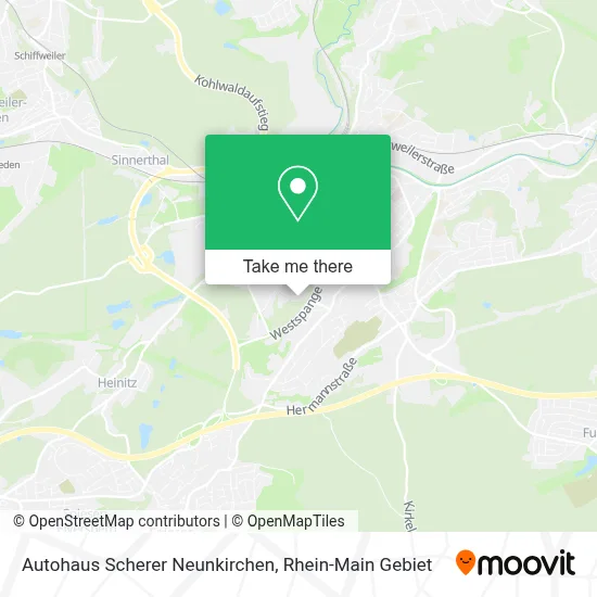 Autohaus Scherer Neunkirchen map