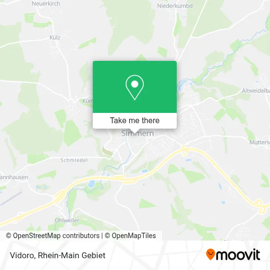 Vidoro map