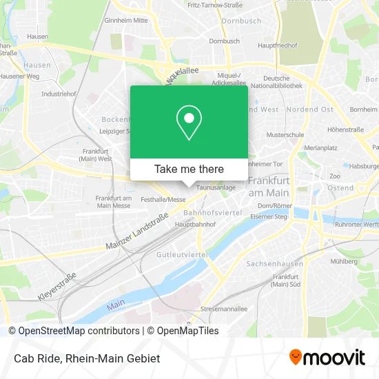 Cab Ride map