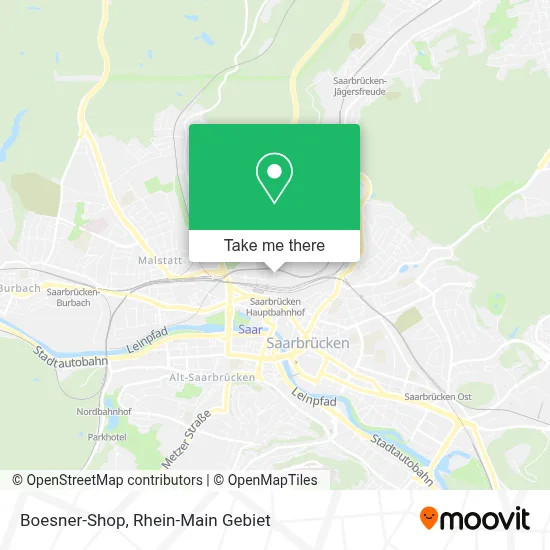 Boesner-Shop map