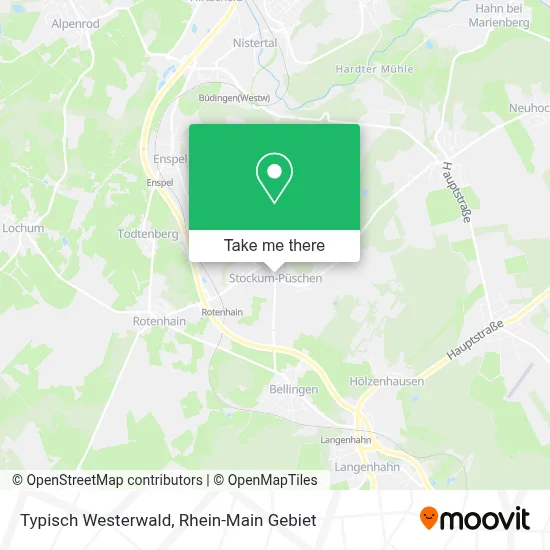 Typisch Westerwald map