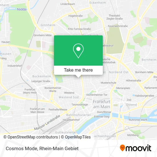 Cosmos Mode map