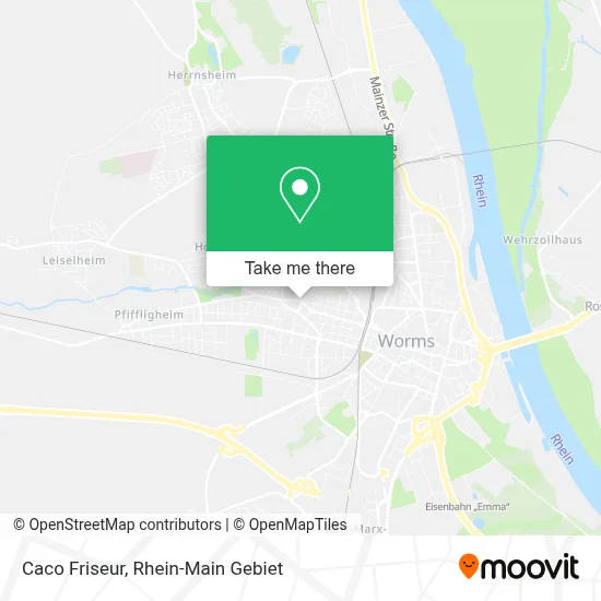 Caco Friseur map
