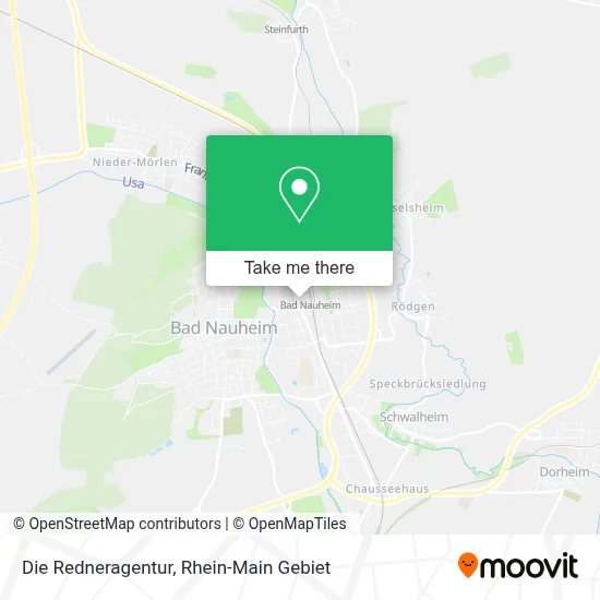 Die Redneragentur map