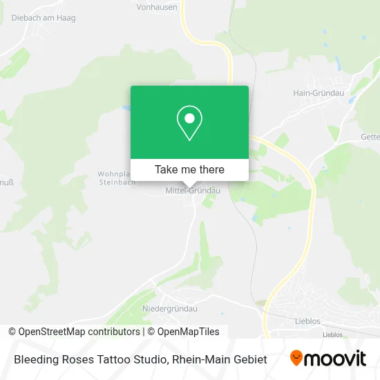 Bleeding Roses Tattoo Studio map