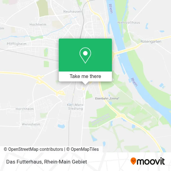 Das Futterhaus map