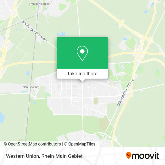 Western Union map