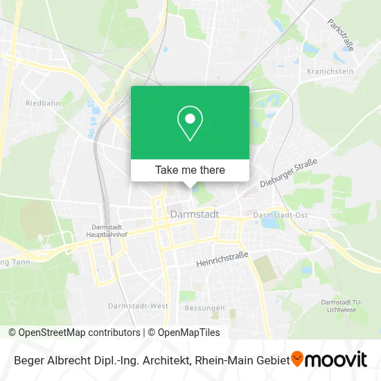 Beger Albrecht Dipl.-Ing. Architekt map