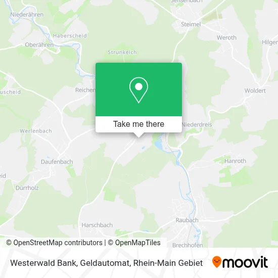 Westerwald Bank, Geldautomat map