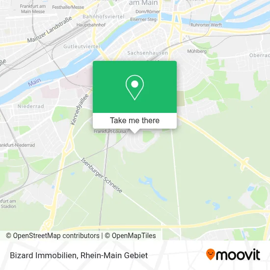 Bizard Immobilien map