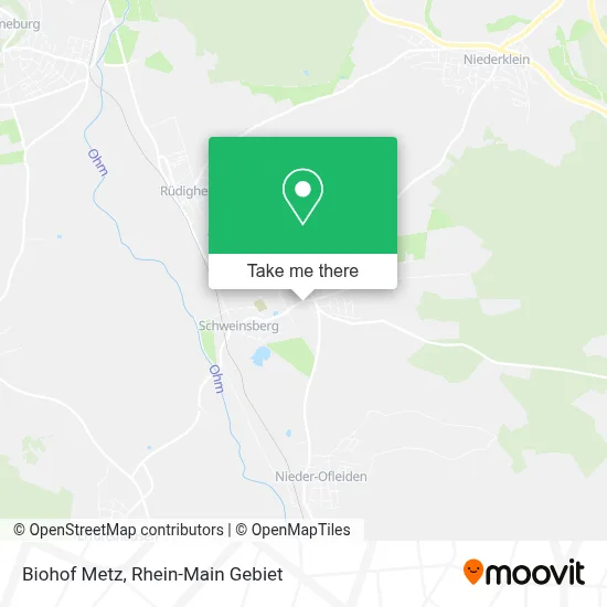 Biohof Metz map