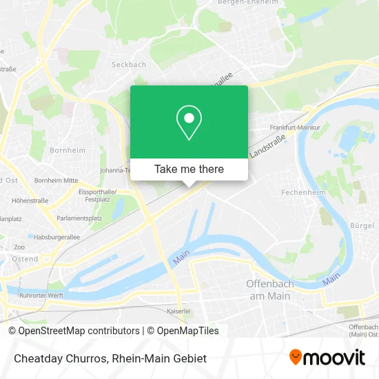 Cheatday Churros map
