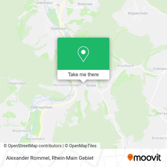 Alexander Rommel map