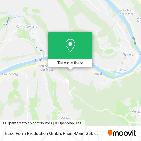 Ecco Form Production Gmbh map
