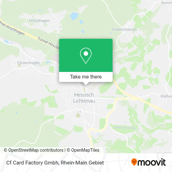 Cf Card Factory Gmbh map