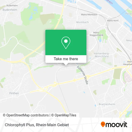 Chlorophyll Plus map