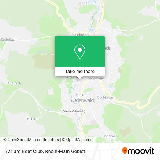 Atrium Beat Club map