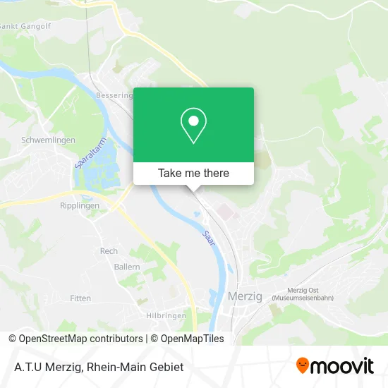 A.T.U Merzig map