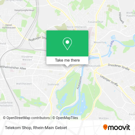 Telekom Shop map