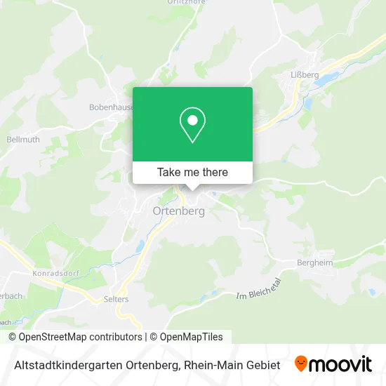 Altstadtkindergarten Ortenberg map