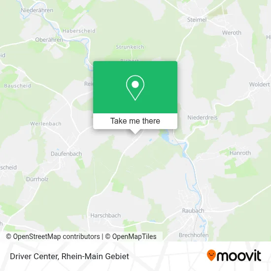 Driver Center map
