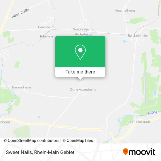 Sweet Nails map