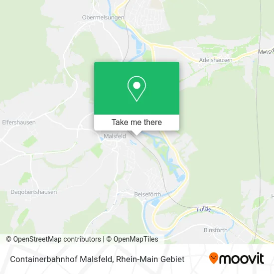 Containerbahnhof Malsfeld map