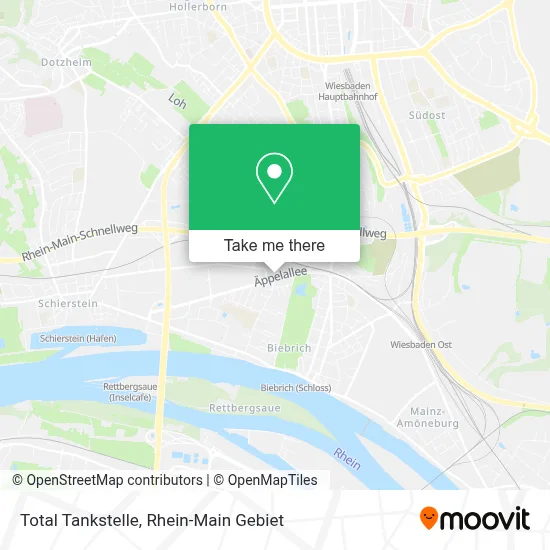Total Tankstelle map