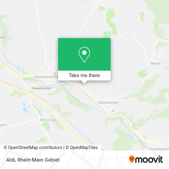 Aldi map