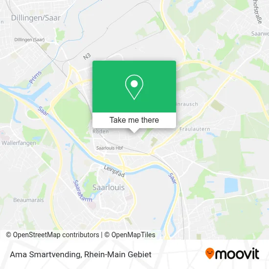 Ama Smartvending map