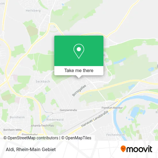 Aldi map