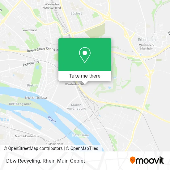 Dbw Recycling map