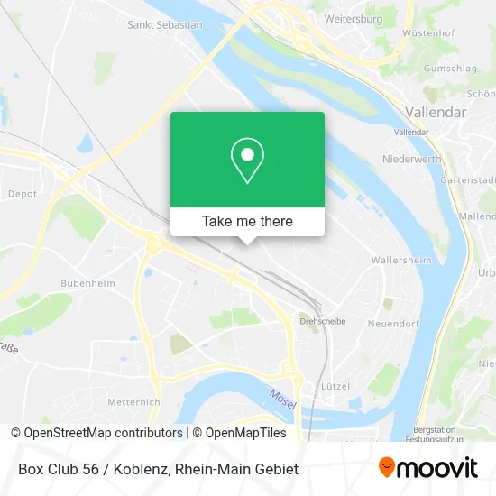 Box Club 56 / Koblenz map