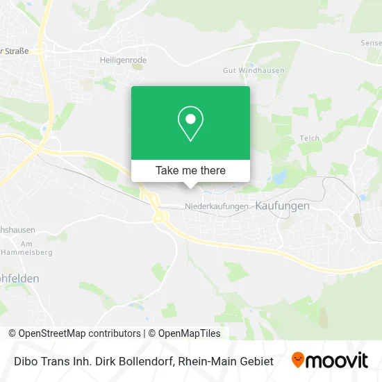 Dibo Trans Inh. Dirk Bollendorf map