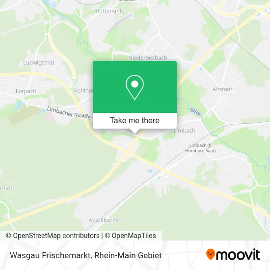 Wasgau Frischemarkt map