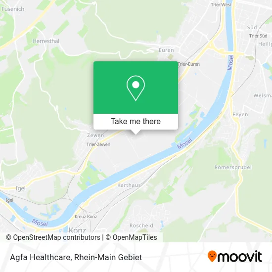 Agfa Healthcare map