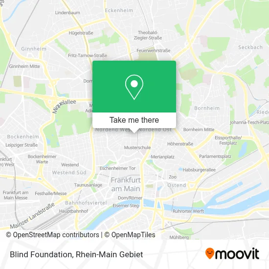 Blind Foundation map