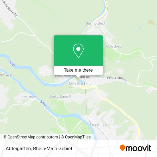 Abteigarten map