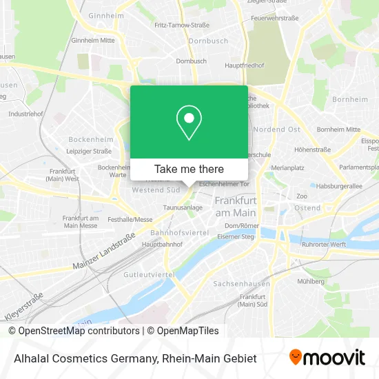 Alhalal Cosmetics Germany map