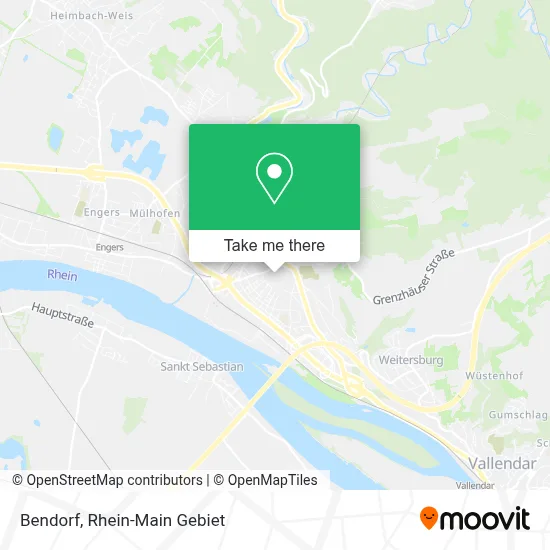 Bendorf map